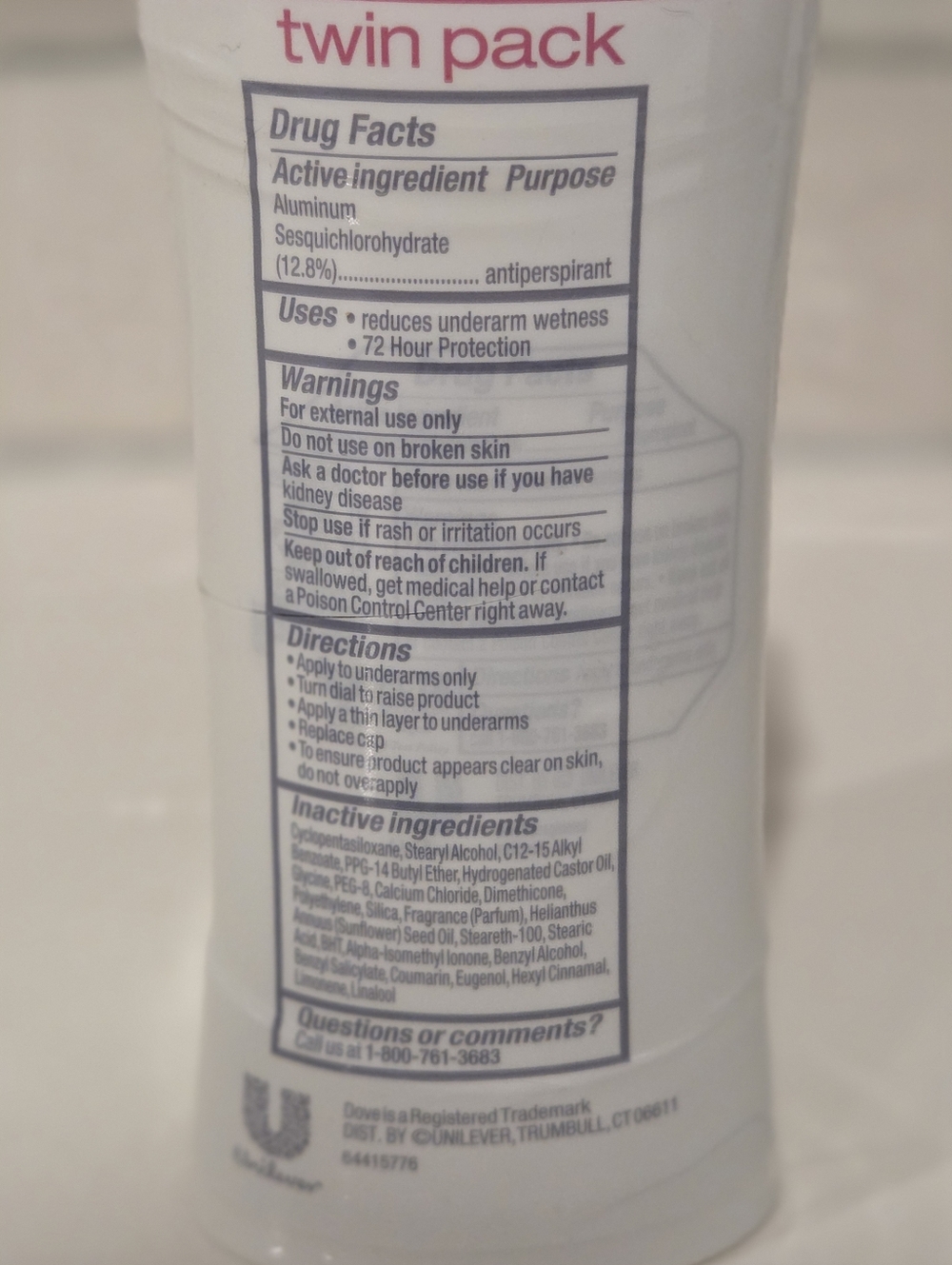Dove Advanced Care Caring Coconut Antiperspirant Deodorant Pack Of 2 NIP - Picture 4 of 5